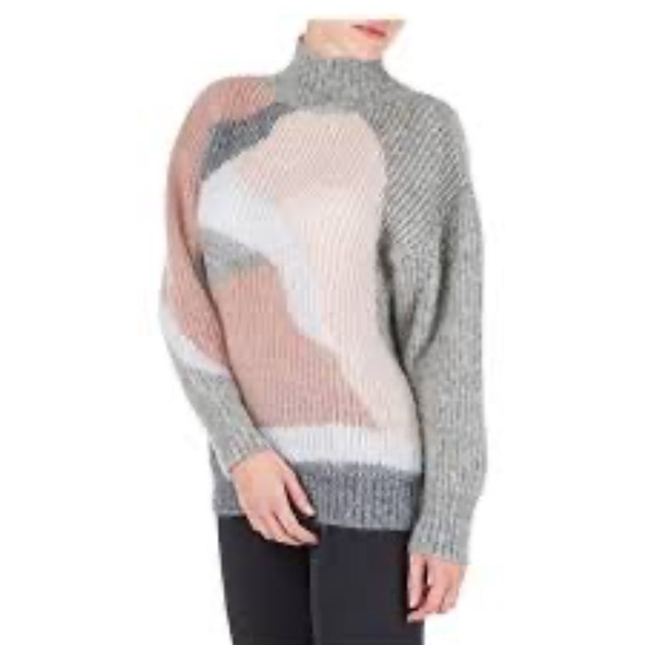 New with tags. Alberta Ferretti mock neck sweater - Picture 1 of 7